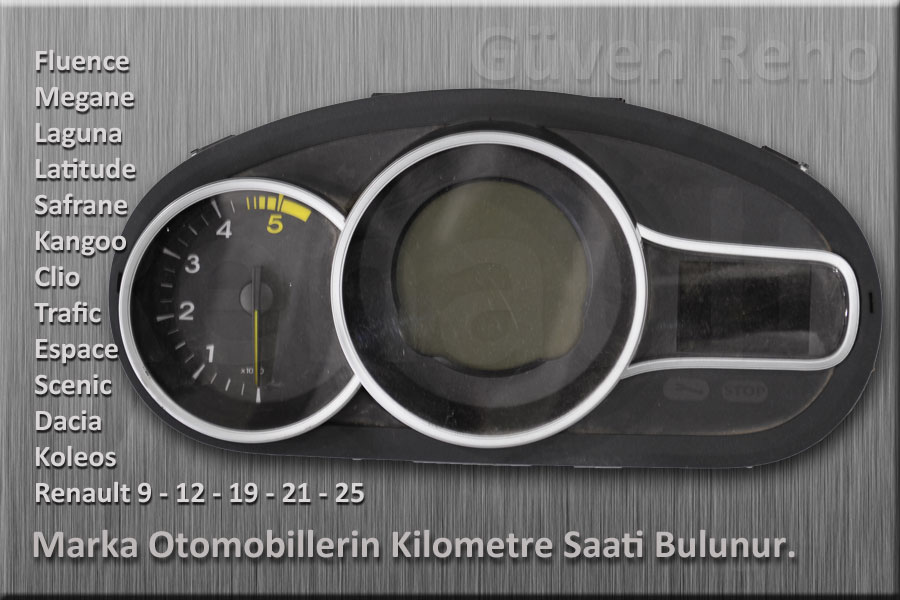RENAULT ESPACE ÇIKMA YEDEK PARÇA KİLOMETRE SAATİ_3FA